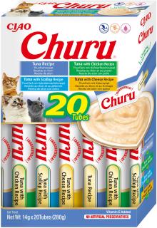 Churu cat mäsové pyré mix - tuniak 280g (BAL.)