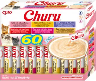 Churu cat mäsové pyré mix - tuniak 840g (BAL.)