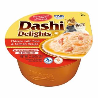 Dashi Delights vanička kura s tuniakom a lososom 70 g