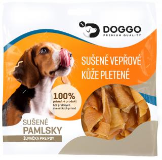 Doggo kože bravčové sušené pletené 250g