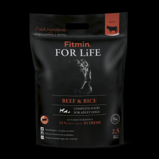 Fitmin dog For Life Beef & Rice 2,5 kg