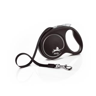 Flexi Black Design M páska 5m/25 kg strieborná