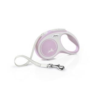 Flexi New Comfort S páska 5 m/15 kg ružové