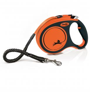 Flexi Xtreme L páska 5m/65 kg oranžová