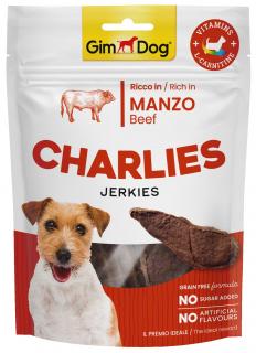 GIMDOG Charlies Jerkies hovädzie 70 g