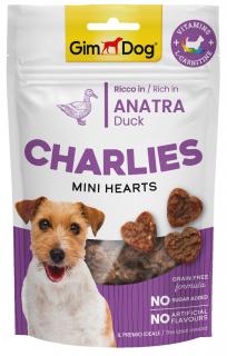 GIMDOG Charlies Mini Hearts kačacie 70 g