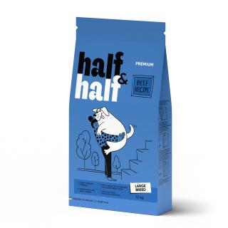 Half&Half Adult Large Breed hovädzie granule pre psov 12kg