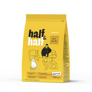 Half&Half Cat Adult hovädzie granule pre mačky  0,3kg