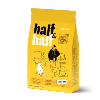 Half&Half Cat Adult hovädzie granule pre mačky  8kg