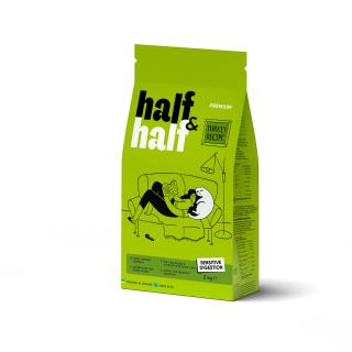 Half&Half Cat Sensitive morka granule pre mačky  2kg