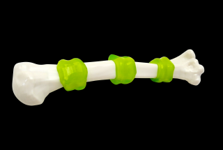 Hračka Gimborn interaktívna kosť I slaninová 25,4 cm
