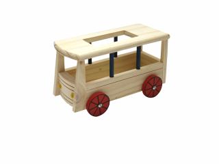 Hračka Huhubamboo pre hlodavce autobus veľký 22x11x12 cm