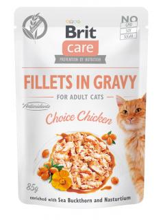 Kapsička Brit Care Cat Fillets in Gravy Chicken 85 g