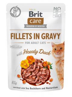 Kapsička Brit Care Cat Fillets in Gravy Duck 85g