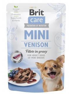 Kapsička Brit Care Mini Venison fillets in gravy 85 g