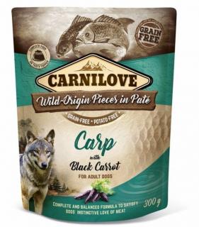 Kapsička Carnilove Dog Paté Carp with Black Carrot 300 g