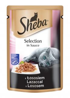Kapsička SHEBA SELECTION losos 85 g