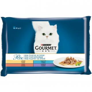 Kapsičky Gourmet Perle mini filetky v šťave 4x85g