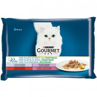 Kapsičky Gourmet Perle mini filetky ve štávě se želéninou 4x85g