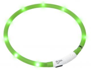 Karlie Visiolight svietiaci LED obojok pre psov 70 cm zelený