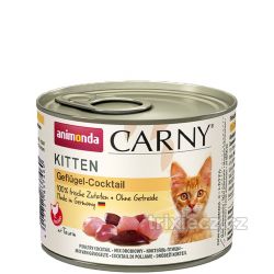 Konzerva Animonda Carny kitten hydinový koktail 200 g