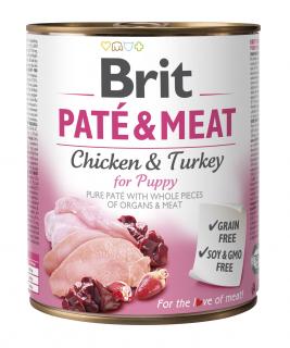 konzerva Brit Pate & Meat Puppy 800 g