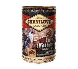 Konzerva Carnilove Wild Meat Lamb&Wild Boar 400 g