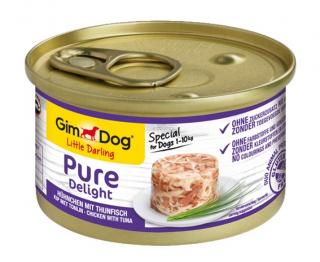 Konzerva GIMDOG PURE DELIGHT kura s tuniakem 85 g