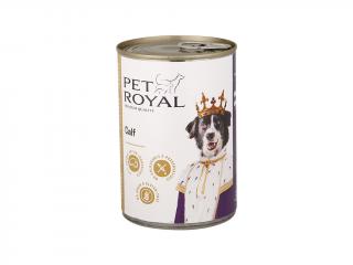 Konzerva Pet Royal pre psov teľacie 400g