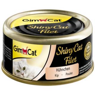 Konzerva ShinyCat Chicken fillet v kuracom vývare 70g