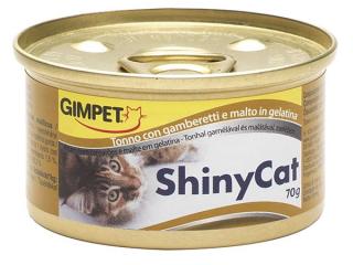 Konzerva ShinyCat tuniak + kreveta + maltóza, 70 g