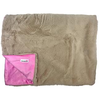 Luxusná mäkká deka Doodlebone Pink