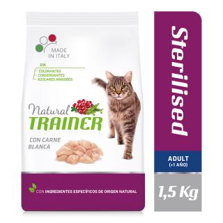 Natural Trainer Cat Adult Sterilised s hydinovým mäsom 1,5 kg