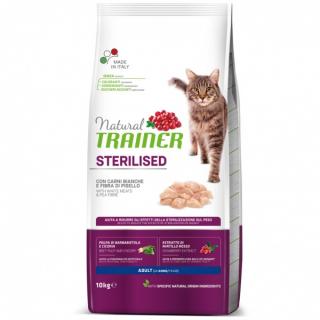 Natural Trainer Cat Sterilised hydinové mäso 10kg