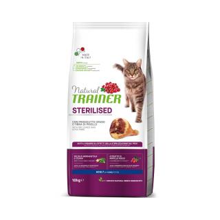 Natural Trainer Cat Sterilised sušená šunka 10kg