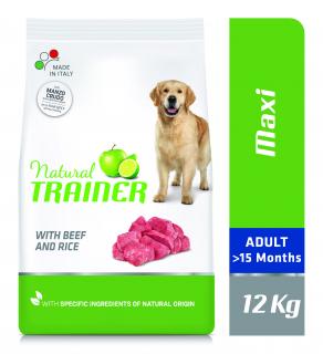 Natural Trainer Maxi Adult Hovadzie a ryza 12kg