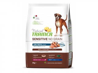 Natural Trainer Sensitive dog NO GRAIN Medium/Maxi pstruh 3kg