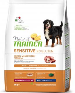 Natural Trainer Sensitive No glutén Adult M / M kačka 3 kg