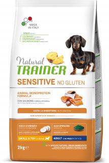 Natural Trainer Sensitive No glutén Adult MINI losos 2 kg