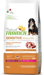 Natural Trainer Sensitive No glutén Puppy & Jun M / M kačka 12kg