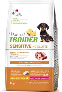 Natural Trainer Sensitive No Gluten Puppy&Jun Mini kačica 2 kg