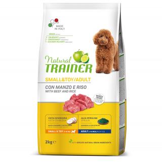 Natural Trainer Small & Toy Adult hovädzie a ryža 2 kg