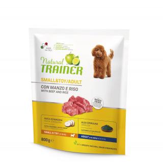 Natural Trainer Small & Toy Adult hovadzie a ryža 800 g