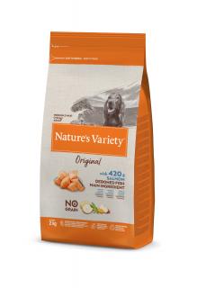 Nature's Variety original no grain medium adult dog s lososom  2 kg