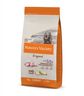 Nature's Variety original no grain medium adult dog s morkou 12 kg
