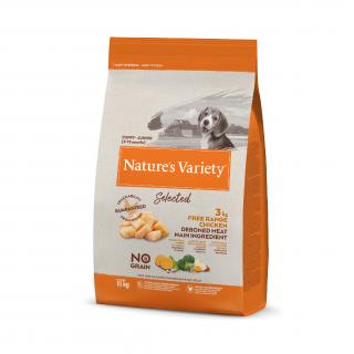 Nature's Variety selected junior dog s kuracím 10 kg