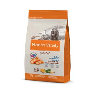 Nature's Variety selected medium adult dog s lososom 12 kg