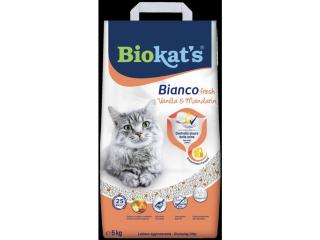 Podestýlka BIOKATS BIANCO FRESH vanilka a mandarinka 5kg