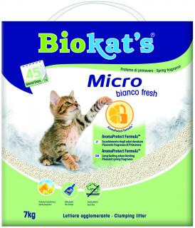 Podstielka BIOKATS MICRO BIANCO FRESH 7kg