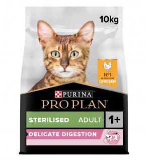 Pro Plan Cat Delicate Digestion Sterilised kura 10 kg